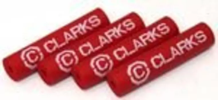 Защита рамы CLARK`S от трения рубашек FPX4 резиновые трубочки 40мм 4шт. красные, 3-249