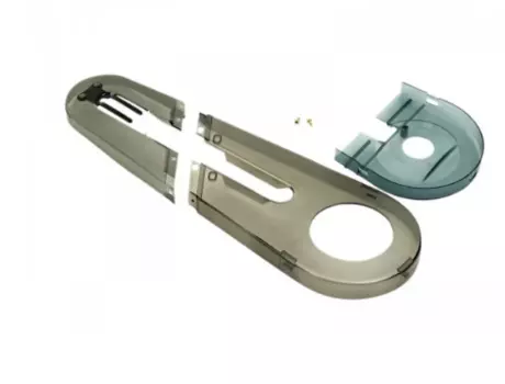 Защита системы и цепи ACO-AUTHOR, для односкоростных велосипедов 16", пластиковая, полупрозрачная, 8-23910020