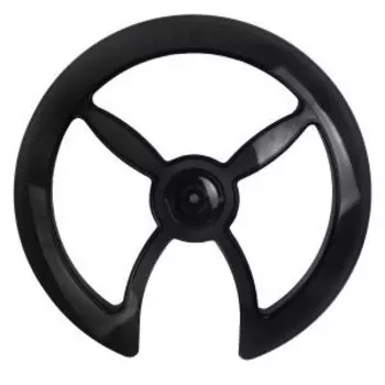 Защита велосистемы M-WAVE, 42/44, с универсальным креплением, под полую каретку, пластик, черная, 5-352648