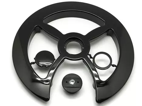 Защита звезды TBS SW-719, пластик, черная, 42T, универсальная, SW-719