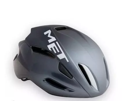 Велошлем Met Manta, черно-белый 2018
