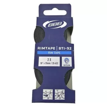 Защитная лента для велосидного обода BBB HP 28 x 25 мм, 25-622 (2,5 x 94 см) 2 pcs, BTI-92