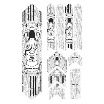 Защитные наклейки Enlee FG-10 Snake, принт ''змея'', набор, для рамы, ПВХ, ARV000256