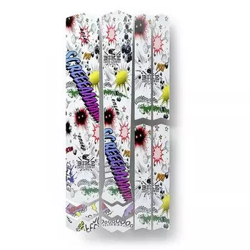 Защитные наклейки Enlee FG-80 Explosive, для рамы, принт "взрыв", набор, ПВХ, ARV000267