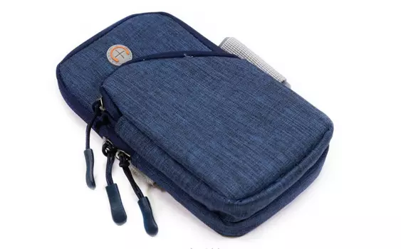 Защитный чехол для телефона, на руку, 16,5x8,5см, синий, FSK-005