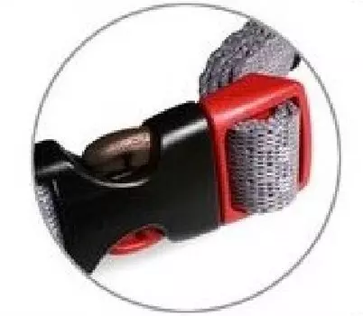 Застежка для шлема Rudy Project красно-черная, C0000111