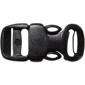 Застежка шлема Fox Flight Hardshell Strap Adjustment Clip, черный, пластик, 17017-001-NS