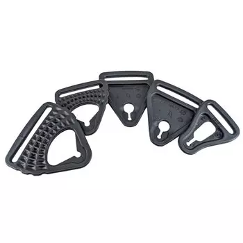 Застежки наколенников POD KX 3.0 Strap Clip & Loop Set, Black, 2025, KX32-BLK-BL-SM/MD/LG (Размер: XL/2XL/3XL, Цвет: Черный)