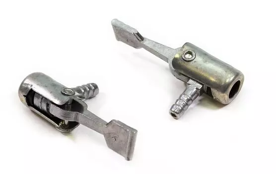 Зажим BEE PUMP, для шланга насоса, под AV-ниппель, сталь, серебристый, A3