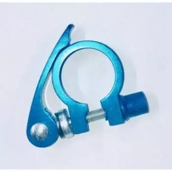 Зажим подседельного штыря на эксцентрике Vinca Sport, диаметр - 28.60мм синий, VC 14 (28.6) blue