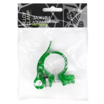 Зажим подседельного штыря Vinca Sport, 28.6мм, зеленый, VC14 (28,6) green