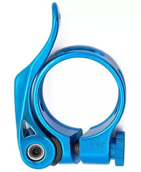 Зажим подседельного штыря Vinca Sport, диаметр - 34.90мм синий, VC 12-2 blue