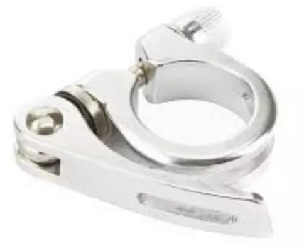 Зажим подседельного штыря Vinca Sport, на эксцентрике, алюминий, диаметр - 28.6 мм, серебро, VC 22(2