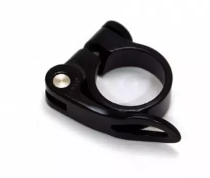 Зажим подседельного штыря Vinca Sport, на эксцентрике, алюминий, диаметр - 31.8 мм, чёрный, VC 22(31.8) black