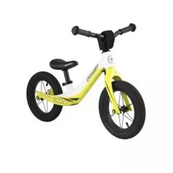 Беговел MAXISCOO Comet Делюкс плюс, детский, 12", салатовый с белым, 2021, MSC-CM1204D