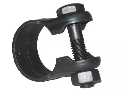 Зажим подседельный TBS SC-EA84, 25,4мм, сталь, на гайке, SC-EA84