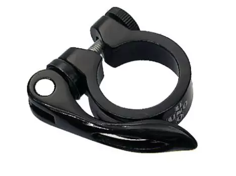 Зажим подседельный велосипедный KALLOY UNO, алюминий, c эксцентриком, 31,8мм, серебристый, XC-60