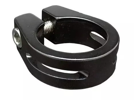 Зажим подседельный велосипедный MR.CONTROL, облегчённый, 34,9мм, черный, CL-03GB 34,9мм
