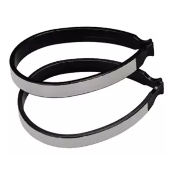 Зажимы NUVO, для штанин, пластик, световозвращающие стикеры, зелёный/чёрный (на выбор), NH-AC01P