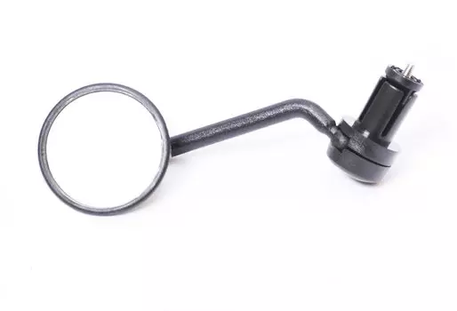 Зеркало M-Wave круглое 1,8" панорам. 3 степ. своб. жестк.торцевое (100) черное 6-647335