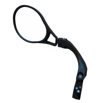 Зеркало велосипедное Hafny, с креплением в руль, обычное стекло, в торговой упаковке, HF-M901LS-FR01