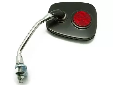Зеркало велосипедное TBS CL-106, с белым катафотом на обратной стороне, CL-106