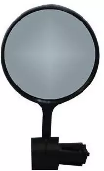 Зеркало велосипедное Vinca Sport, с торцевым креплением, диаметр - 78мм, VM 07