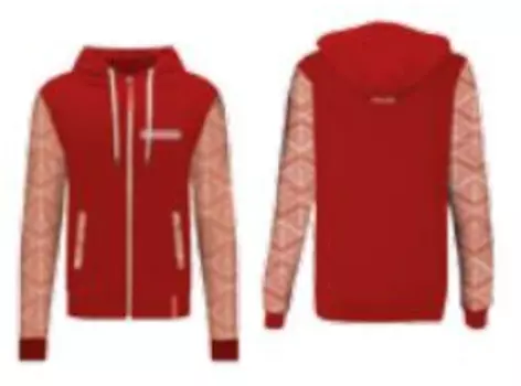 Женская толстовка велосипедная Fischer City 2, красная, 2019/2020