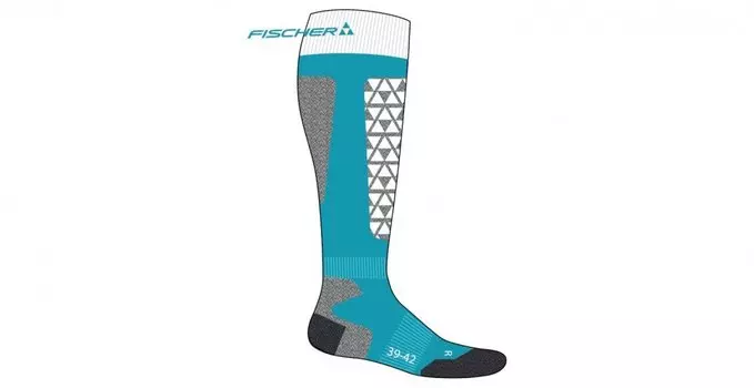 Женские носки Fischer Alpine Сomfort lady, белые, 2018-19