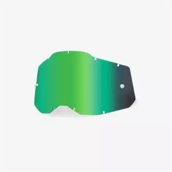 Линза для веломаски 100% RC2/AC2/ST2 Replacement Lens, Mirror Green, 51008-260-01