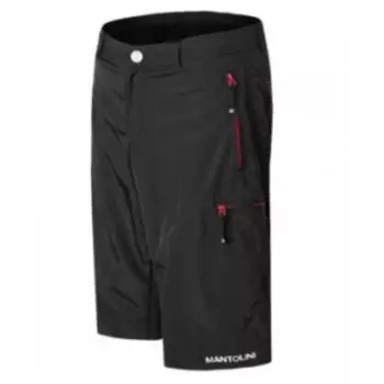 Велошорты Funkier MB-16005, без памперса, черно-красные, 15-300