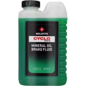 Жидкость тормозная WELDTITE MINERAL BRAKE FLUID минеральная, для дисковых тормозов 1л, 7-03139