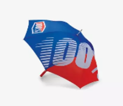 Зонт велосипедный 100% Umbrella Premium, Blue/Red, 70802-002-00