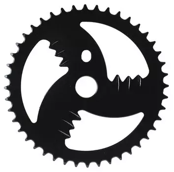 Звезда для системы BMX, сталь, 44 зуба, 1/2х1/8", черный, 5-359390