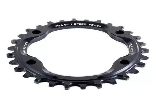 Звезда передняя A2Z NW chainring, 30T, алюминий, черный, NW-30T-96-1