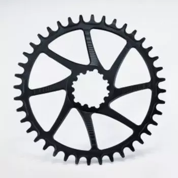 Звезда передняя Garbaruk SRAM GXP Round 38T, черный, 5907441529198