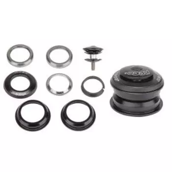 Рулевая колонка Neco H125, полуинтегрированная, безрезьбовая, 1-1/8, сталь, черный, LU092924