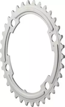 Звезда передняя Shimano 105 34T-MA, для системы FC-5800 50-34T, цвет серебро, Y1PH34010