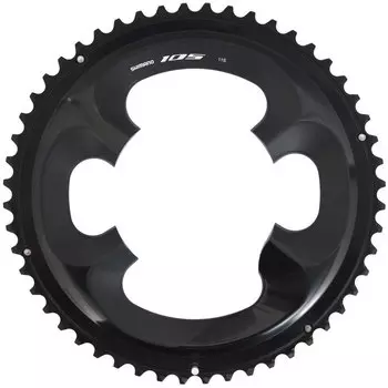 Звезда передняя Shimano 105, для FC-R7000, 53T-MW для 53-39T, черная, Y1WV98050