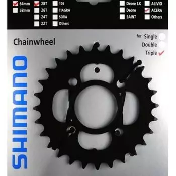 Звезда передняя SHIMANO для FC-M361, 28T Y1KN98020