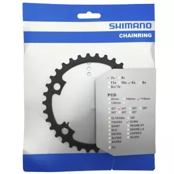 Звезда передняя SHIMANO, для FC-M7000-2, 34T-BB, для 34-24T, Y1VG98010