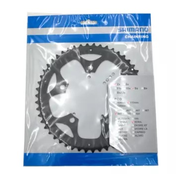 Звезда передняя Shimano FC-3550, 50T, алюминий, черный, для защиты от цепи, Y1NB98080