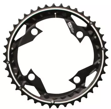 Звезда передняя SHIMANO FC-M610, 48T-AL, черная, Y10098030