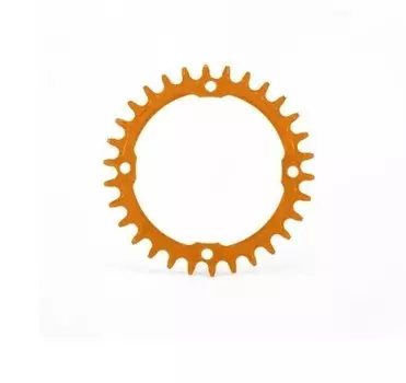 Звезда передняя велосипедная Garbaruk 104 BCD Round, 30T, оранжевый, 5907441516907