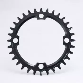 Звезда передняя велосипедная Garbaruk Round, 30T IT,104 мм, алюминий, чёрный, 4820030110717