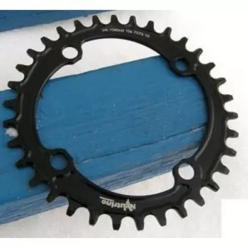 Звезда передняя велосипедная Neutrino 104bcd, 9 скоростей, круг, 34t, черный, NC1049R34BK