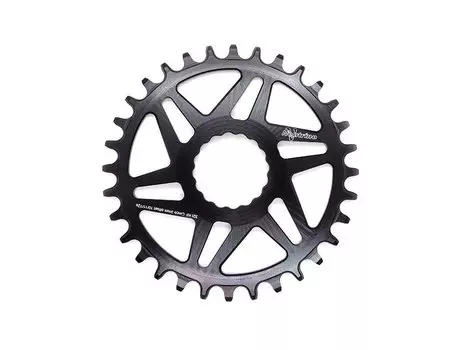 Звезда передняя велосипедная Neutrino Race Face Cinch, смещение 3 мм, круг, 36t, черный, NCRF3R36BK