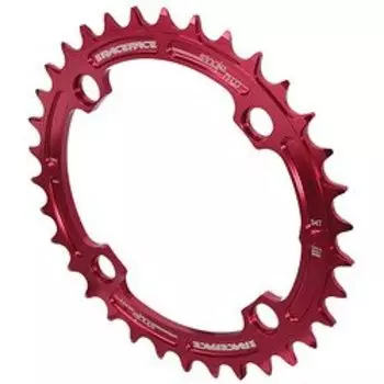 Звезда Race Face Narrow Wide, 104x34T, красный, RRSNNW104X34RED