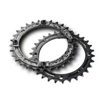 Звезда Race Face Narrow Wide, 110x40T, черный, RNW110X40BLK