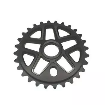 Звезда ведущая MJ CYCLE, ВМХ, 7мм, 28Т, алюминий, чёрная, MJ-ST04-28T